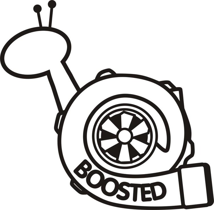 Boosted sticker