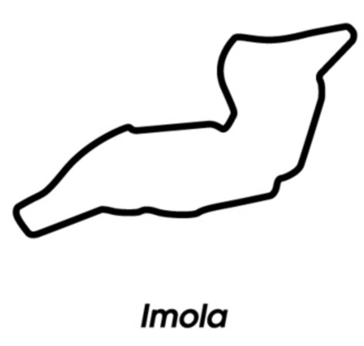 Imola circuit sticker