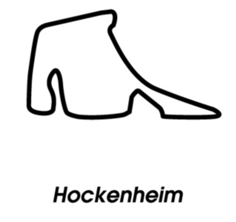 Hockenheim circuit sticker