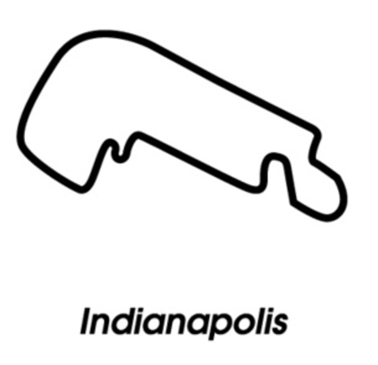 Indianapolis circuit sticker