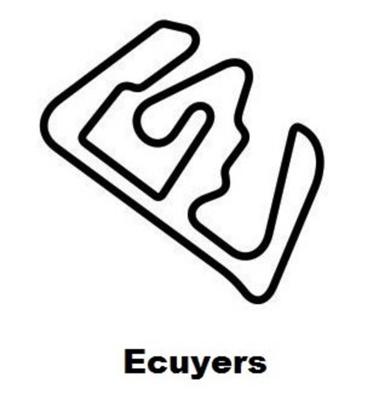 Ecuyers circuit sticker