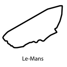 Le mans circuit sticker