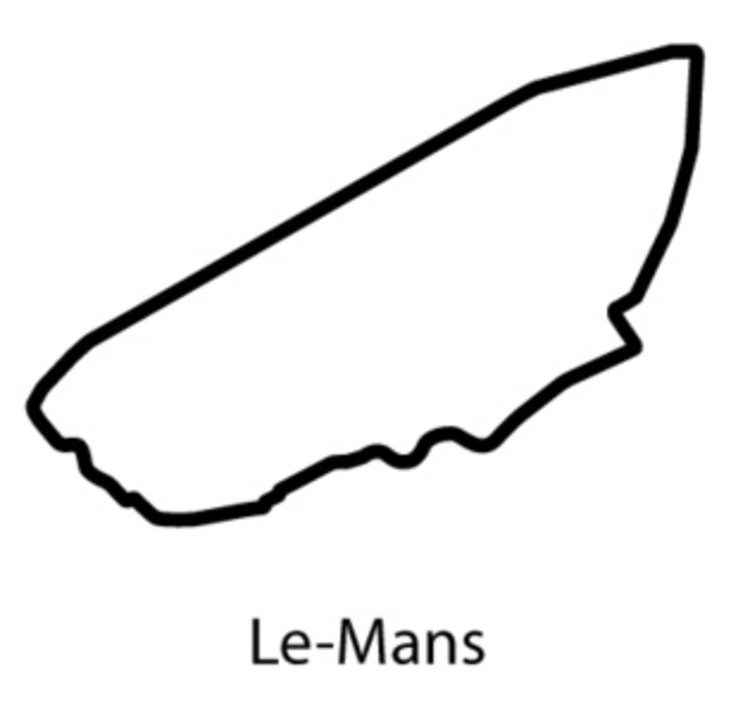 Le mans circuit sticker