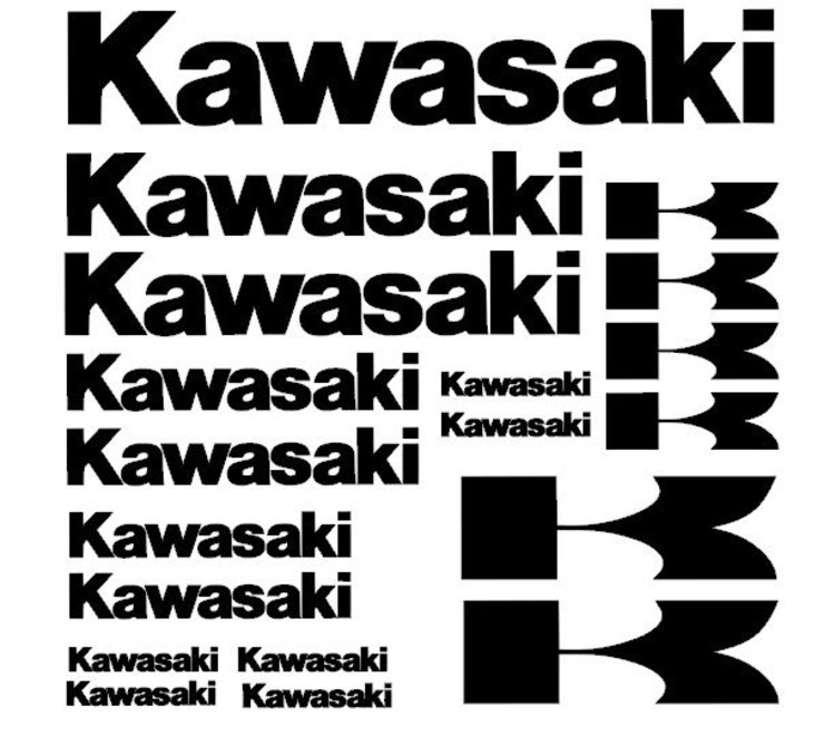 Kawasaki stickerset
