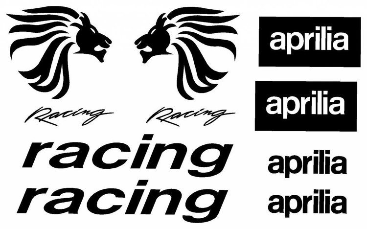 Aprilia stickerset