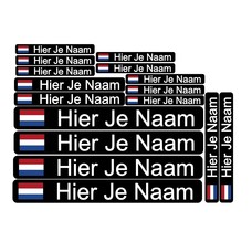 Naam stickerset
