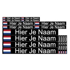 Naam stickerset