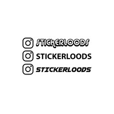 Instagram naamsticker