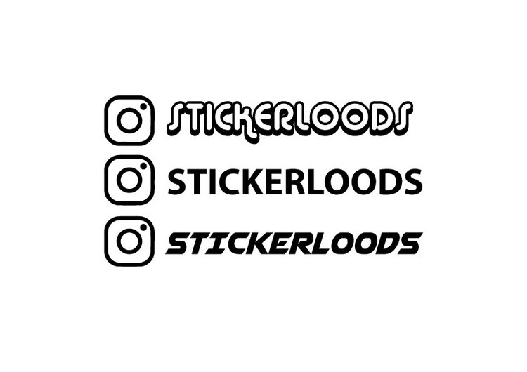 Instagram naamsticker