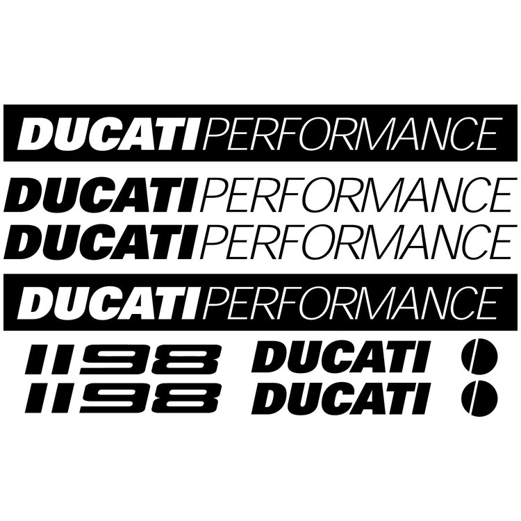 Ducati Ducati 1198 Sticker set