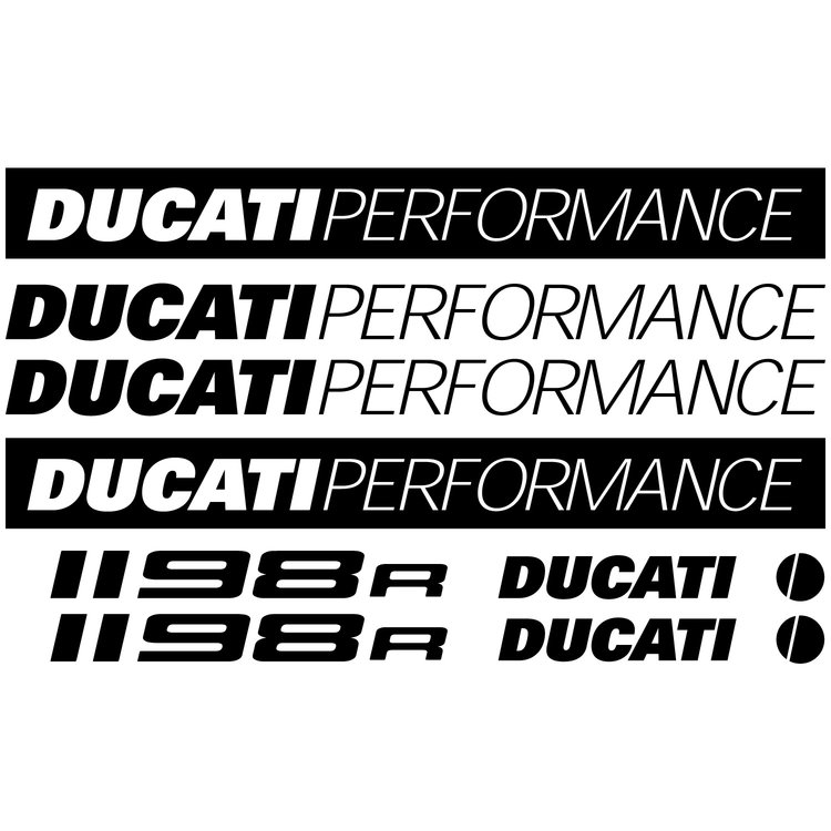 Ducati Ducati 1198R Sticker set