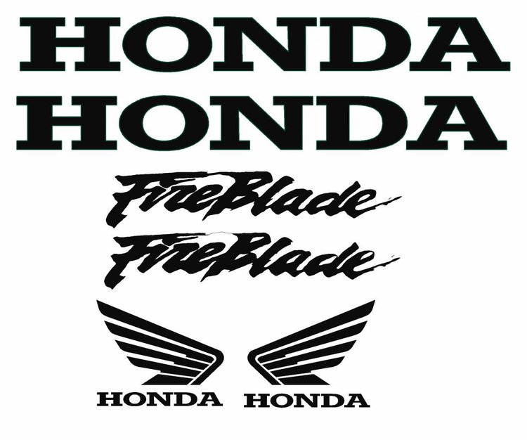 Honda Honda Fireblade stickers
