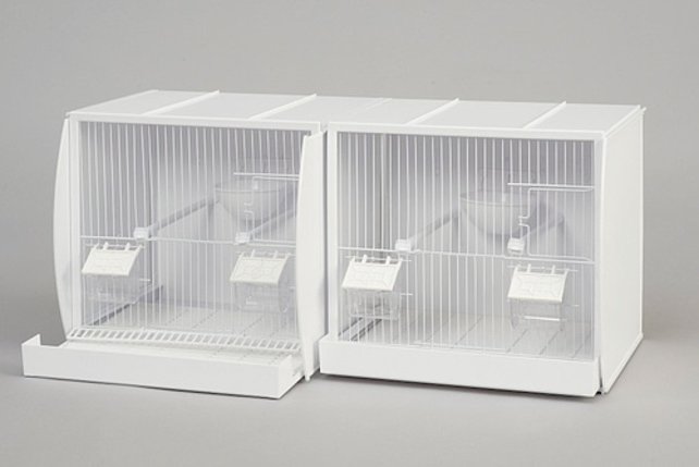 Dubbele kunststof broedkooi