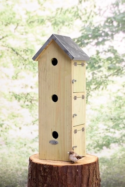 Mussenvilla kopen | Nestkast voor huismussen & mussenflat online Mussenvilla kopen | Nestkast voor huismussen & mussenflat online