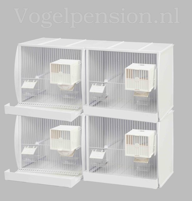 Kunststof broedkooien 4 delig Kunststof broedkooien 4 delig