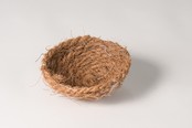 Cocosnest voor vogels | Natuurlijk inlegnest van cocosvezel Cocosnest voor vogels | Natuurlijk inlegnest van cocosvezel