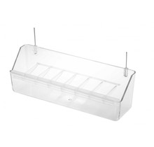 Hangbak 20 cm voor vogels – Voer- en drinkbak voor volières