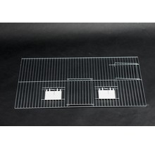 Voorfront Vogelkooi 60x30 cm – 2 klepjes, 1 deur & 1 draaideur