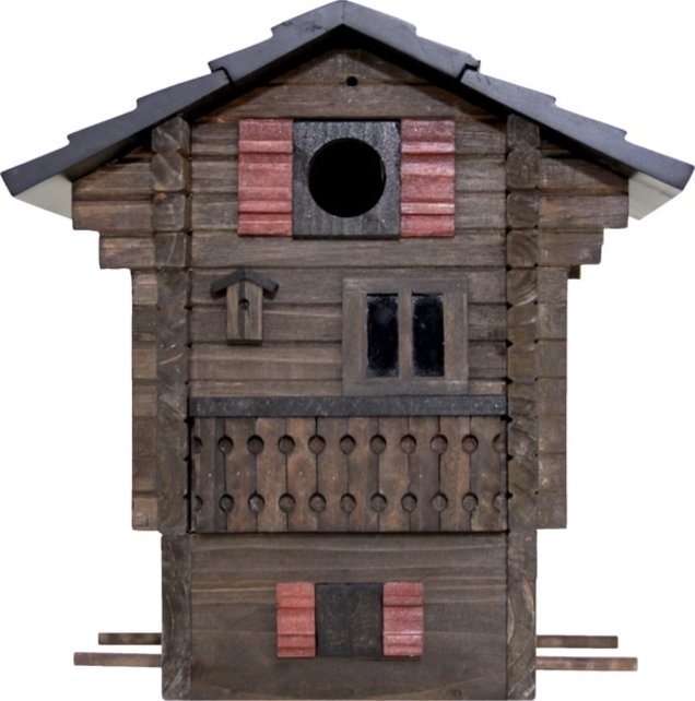 Multiholk Fjällstugan (Voederhuisje-nestkastje)