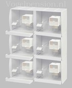 Kunststof broedkooien 6 delig