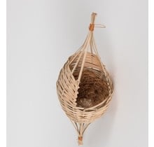 Bamboe nest voor wildzangvogels