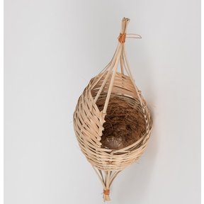 Bamboe nest voor wildzangvogels
