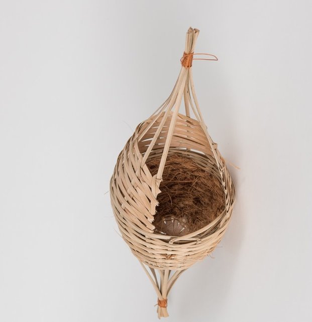 Bamboe nest voor wildzangvogels