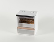 Voedersilo / voersilo kunststof voor parkieten Voedersilo / voersilo kunststof voor parkieten