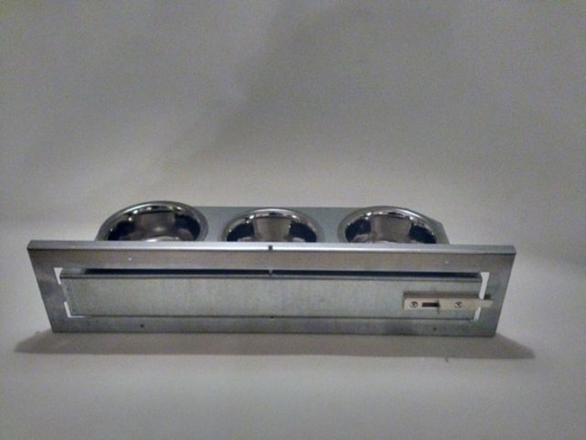 Voederplateau 3 baks met omranding