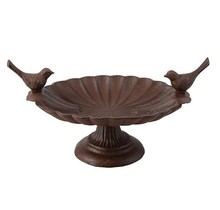 Klein vogelbad van gietijzer op lage voet | Duurzaam & stijlvol