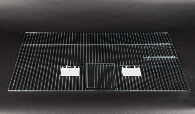 Voorfront broedkooi 70x40 cm | 1 deur, 2 klepjes & nestkastdeur