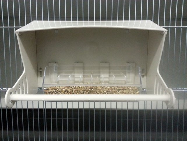 Volière hangbak voor vogelvoer | Stevig & hygiënisch