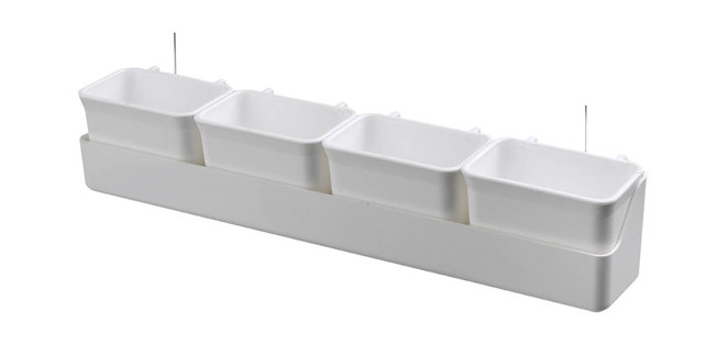 Hangbak voor vogelverblijf | 4 delen | Makkelijk ophangen Hangbak voor vogelverblijf | 4 delen | Makkelijk ophangen