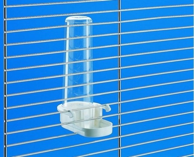 Drinkfontein voor vogels – Perfect voor vogelkooien met horizontale spijlen Drinkfontein voor vogels – Perfect voor vogelkooien met horizontale spijlen