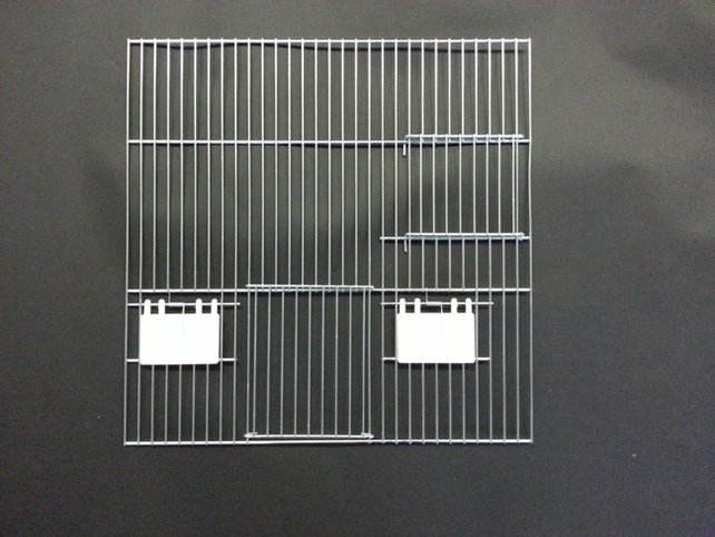 Voorfront kweekkooi 40x40 cm | 1 deur, 2 klepjes & nestkastdeur Voorfront kweekkooi 40x40 cm | 1 deur, 2 klepjes & nestkastdeur