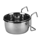 RVS bakje 9 cm met ophanghaak – Voor volière & vogelkooi RVS bakje 9 cm met ophanghaak – Voor volière & vogelkooi