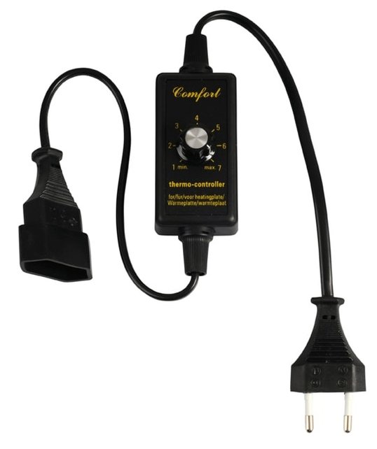 Warmteplaat 30 x 30 cm met temperatuurregelaar Warmteplaat 30 x 30 cm met temperatuurregelaar