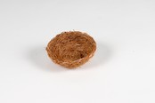 Inlegnest klein van cocos | Natuurlijk vogelnest voor diverse nesten Inlegnest klein van cocos | Natuurlijk vogelnest voor diverse nesten