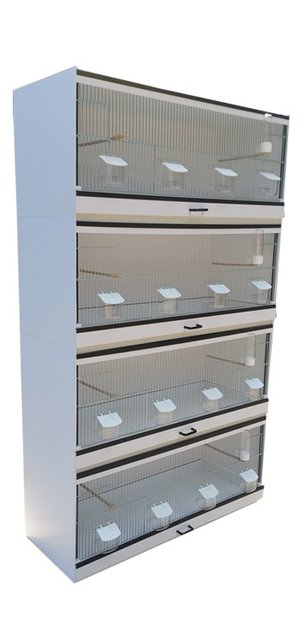 Kunststof broedkooi 4 delig Kunststof broedkooi 4 delig