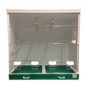 Vluchtkooi met gekleurde lades Vluchtkooi met gekleurde lades