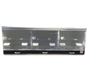 Kunststof broedkooi 3 delig met accentkleur