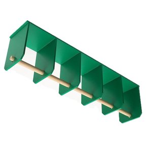 Lamellen zitstok 5-vak groen