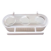 Voerbakje met 3 gaten Voerbakje met 3 gaten