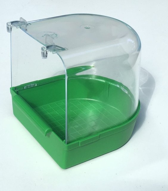 Badhuis groot met groene onderkant