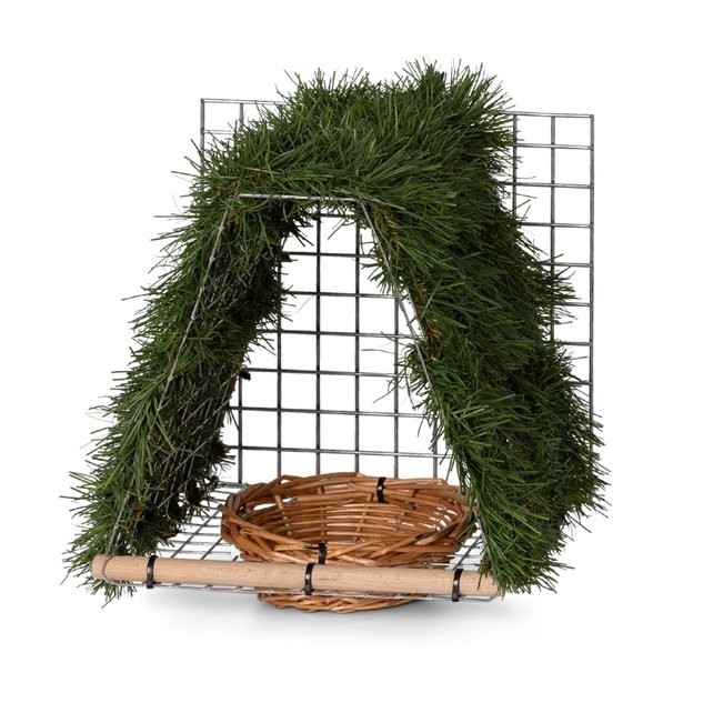 Nestkast voor de lijster, kardinaal, pestvogel of duif