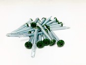 Zelfborende schroef 4,8 x 38 met groene kop
