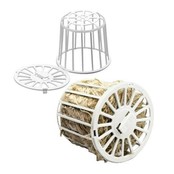 Nestmateriaal houder wit Nestmateriaal houder wit