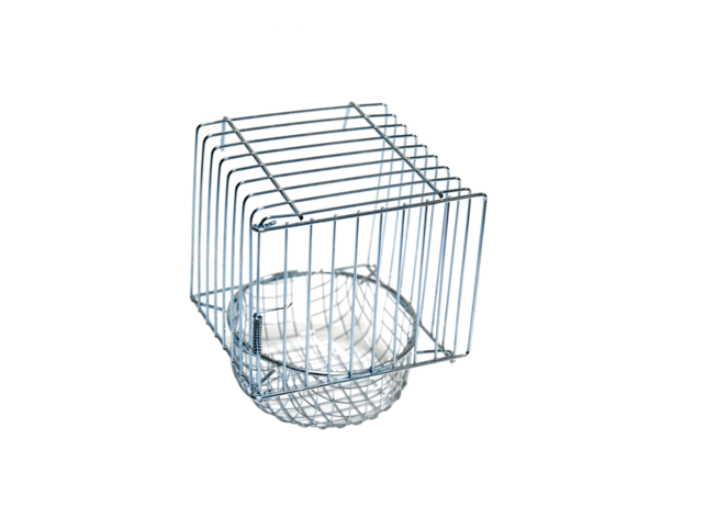 Voorhangnest draad met metalen gaasnest