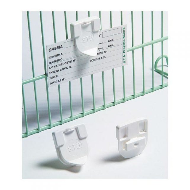 Klem voor kweekkaarten voor vogels | Overzicht & Orde in uw Volière Klem voor kweekkaarten voor vogels | Overzicht & Orde in uw Volière