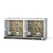 Kunststof broedkooi 2 delig met 3D achterwand